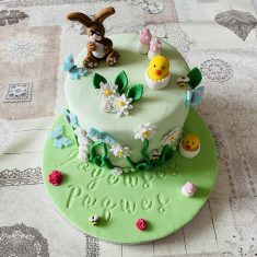 Cake design gâteau pâques