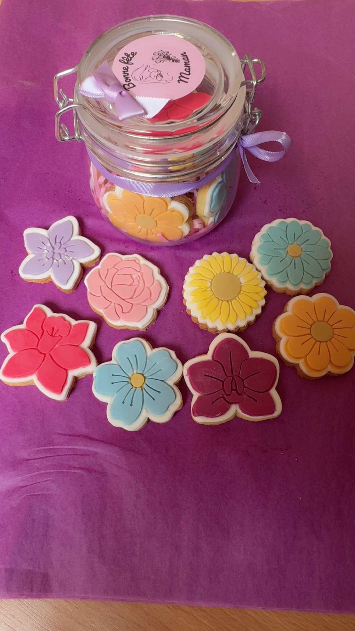Pot 8 fleurs fête des mères